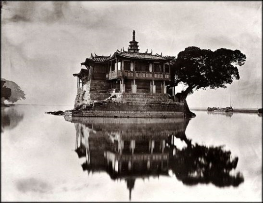 Minjiang templo construido na ilha Fuzhou entre 1870-1871